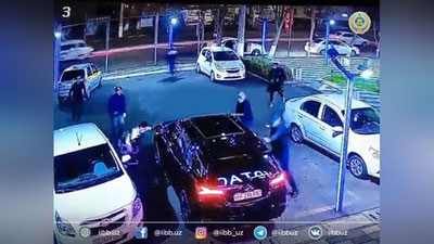 Изрображение 'В ходе потасовки с ножами в Ташкенте больше всего досталось автомобилю Equinox (видео)'