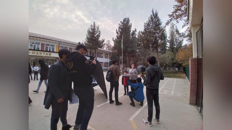 'Тошкентда “Монтаж” қисқа метражли фильми суратга олинмоқда'ning rasmi