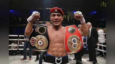 'Муроджон Аҳмадалиев WBA ва IBF камарларини иккинчи маротаба ҳимоя қилди'ning rasmi
