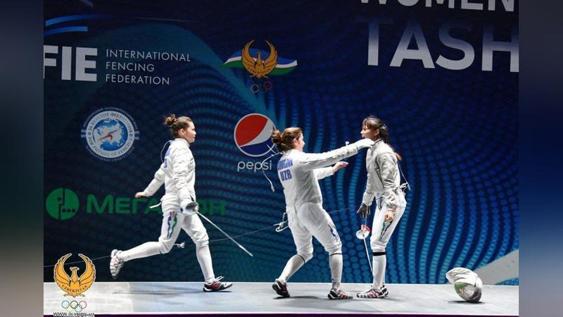 'Қиличбозлик бўйича Тошкентда ўтказилган ёшлар ўртасидаги Жаҳон кубогида спортчи қизларимиз мутлоқ ғолиб бўлишди'ning rasmi