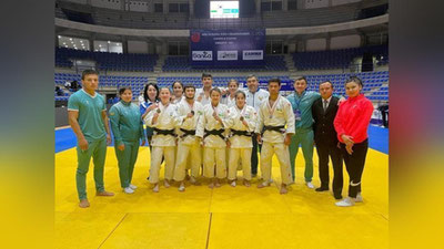 'Байрутда ўтказилаётган Осиё чемпионатида ёшларимиз умумжамоа ҳисобда биринчи ўринда кетяпти'ning rasmi