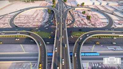 Изрображение 'На месте Куйлюкского рынка построят дорожную развязку (фото, видео)'