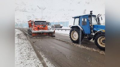 '"Qamchiq"da qor yog`moqda. YHXBB haydovchilarga murojaat qildi'ning rasmi