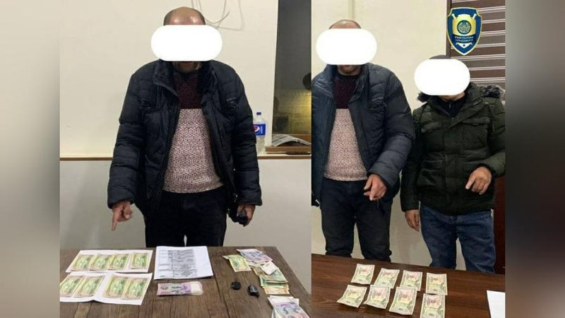 'Oltinko`l tumanida qalbaki dollarni muomalaga kiritmoqchi bo`lganlar qo`lga olindi'ning rasmi