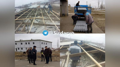 'Сардоба туманида эсган кучли шамол икки қаватли уйнинг томини учириб кетди'ning rasmi