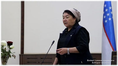 'Боёвут тумани ҳокими урчуқда ип йигириши билан атрофдагиларни ҳайратга солди'ning rasmi