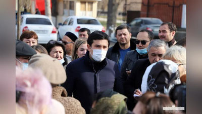 Изрображение 'Хоким Яккасарайского района показал проект реконструкции улицы Бабура'