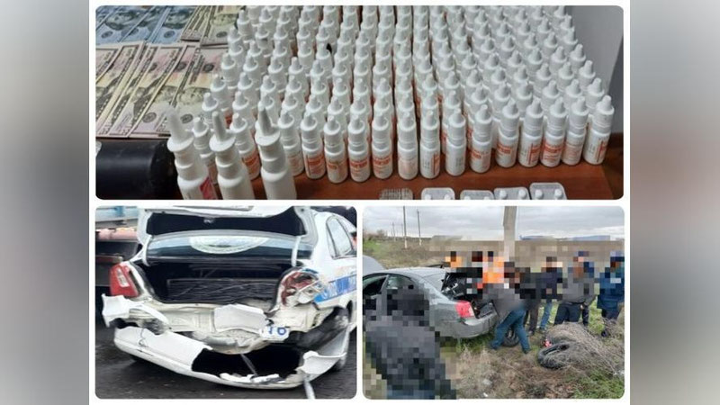 'Сирдарёда ЙПХнинг хизмат мошинасини уриб кетган Ласетти ичидан кучли таъсир қилувчи дори воситалари топилди'ning rasmi