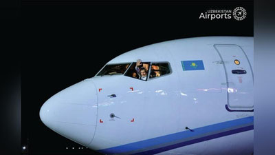 Изрображение 'Казахстанская SCAT Airlines наладила авиасообщение "Алматы-Наманган"'