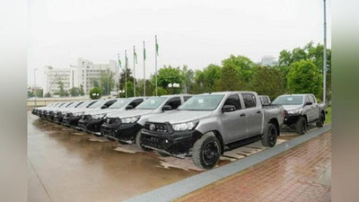 Изрображение 'Соединенные Штаты передали 50 автомобилей Погранвойскам Узбекистана'