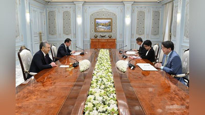'Шавкат Мирзиёев Япония ташқи ишлар вазирини қабул қилди'ning rasmi
