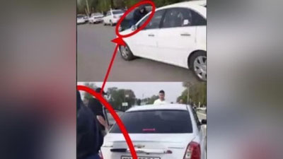 'Жиззахда йўловчи талашган "Lacetti" ҳайдовчиси таксичилардан бирини судраб кетди (видео)'ning rasmi