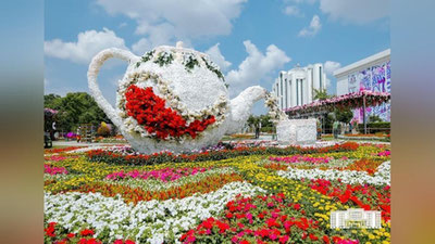 Изрображение 'В Ташкенте идет подготовка к фестивалю цветов (фото)'