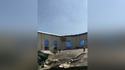 Изрображение 'В Минстрое прокомментировали видео с рухнувшей крышей спорткомплекса в Термезе'