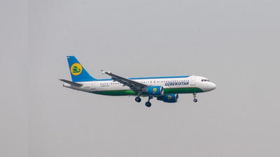 Изрображение 'Рейс "Москва  - Самарканд" не смог приземлиться из-за грозы'