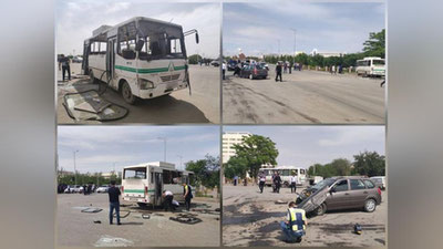 Изрображение 'В Ургенче в ДТП погибли двое пассажиров автобуса'