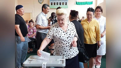 Изрображение 'Подведены итоги первого дня выборов председателей махаллей'