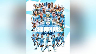 '"Манчестер Сити" — Англия Премьер-лигаси чемпиони!'ning rasmi