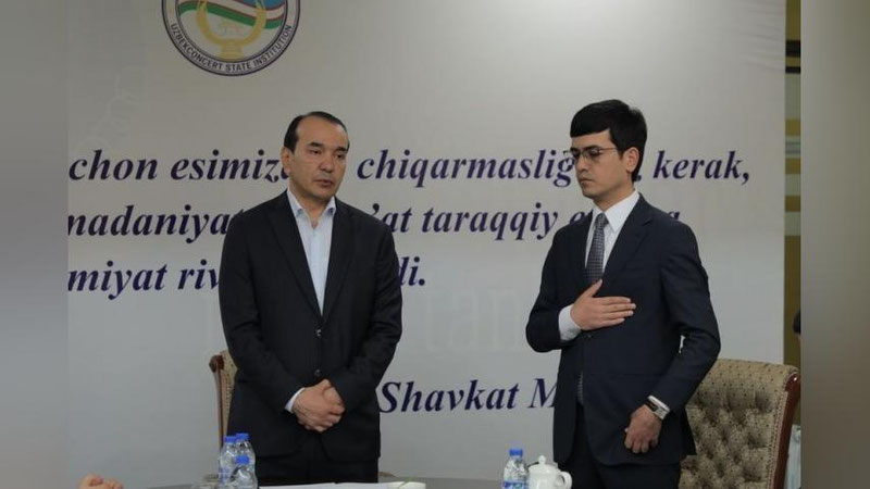 '"O`zbekkonsert"ning rahbari o`zgardi'ning rasmi