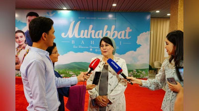 Изрображение 'В столичном Доме кинематографистов состоялась большая премьера фильма «Мухаббат бахори»'