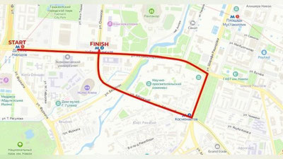 Изрображение 'В Ташкенте утром в воскресенье перекроют ряд улиц и-за марафона среди сотрудников ОВД'