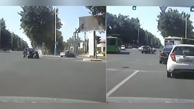 Изрображение 'В Ташкенте водитель "Spark" и "Lacetti" попали в больницу после столкновения'