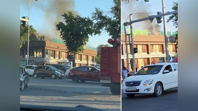 'Тошкентда овқатланиш мажмуаси ёниб кетди'ning rasmi