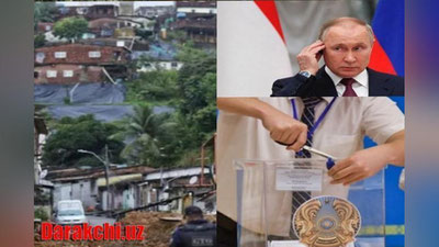 'Саратонга чалинган Путин, натижалари эълон қилинган Қозоғистон конституцияси, ўликлар майдонига айланган Бразилия...'ning rasmi