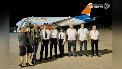 'Россиянинг "Азимут" авиакомпанияси Минералние Води ва Урганч ўртасида тўғридан-тўғри рейсларни йўлга қўйди'ning rasmi