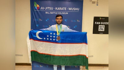 'Карате бўйича Бутунжаҳон ўйинларида Ўзбекистон байроғи кўтарилди'ning rasmi