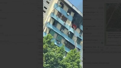 Изрображение 'В квартире многоэтажки на массиве Башлык в Ташкенте произошел пожар'