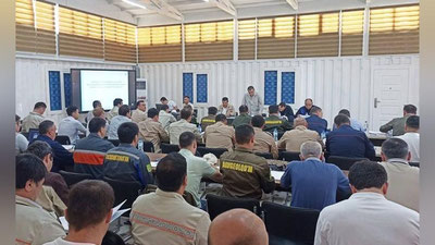 '“Ўзбекнефтгаз”: Бошқарув раиси бошчилигида “Шўртан” конидаги штабда геология-қидирув ишларини кенгайтириш ҳамда углеводород қазиб чиқариш ҳажмини оширишга оид сайёр йиғилиш ўтказилди'ning rasmi