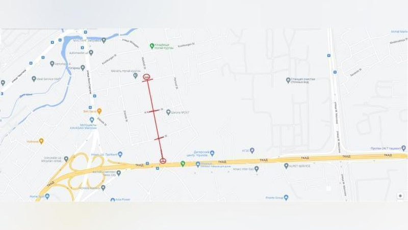 Изрображение 'В связи с откачкой сточных вод в Сергели на 15 дней закроют участок улицы Мохидил'