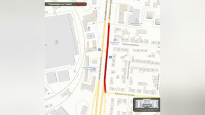 Изрображение 'В течение дня часть улицы Ахмада Дониша в Ташкенте будет частично закрыта'