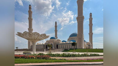 Изрображение 'В Нур-Султане открылась самая большая в Центральной Азии мечеть (фото)'