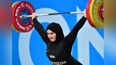 'Konya-2021: Og`ir atletikachi Tursunoy Jabborova musobaqa rekord natijasi bilan oltin medalga sazovor bo`ldi'ning rasmi
