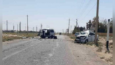 'Qashqadaryoda sodir bo`lgan avtohalokat tufayli 2 yo`lovchi shifoxonaga tushdi'ning rasmi