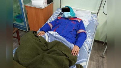 Изрображение 'В Ташкенте фельдшер бригады "103" сама оказалась на больничной койке после вызова к больному'