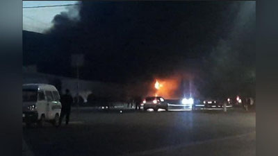 Изрображение 'В Бектемирском районе на территории мусороперерабатывающего завода возник пожар'