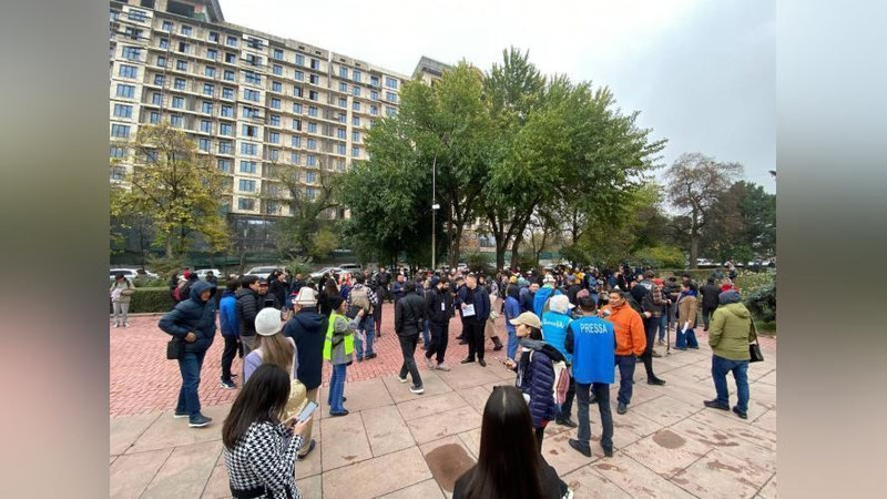 'Qirg`izistonda O`zbekiston bilan chegara shartnomasiga qarshi chiqqanlar hibsga olindi — OAV'ning rasmi