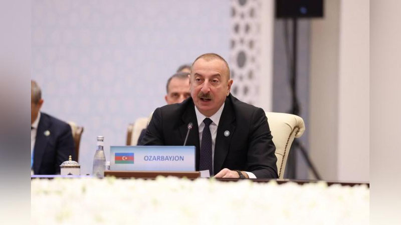 '"Қорабоғдаги уруш якун топди". Илҳом Алиев туркий давлатлар раҳбарларини Қорабоғ ва Зангизарга таклиф қилди'ning rasmi