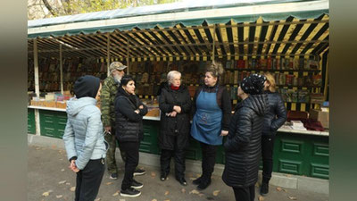 Изрображение 'Что будет с книжными рядами на ЦУМе: Мирабадский хокимият отреагировал на обращение'