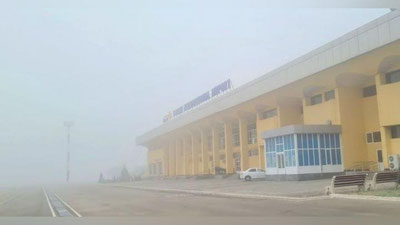 Изрображение 'Переохлажденный туман ограничил работу аэропорта Карши'