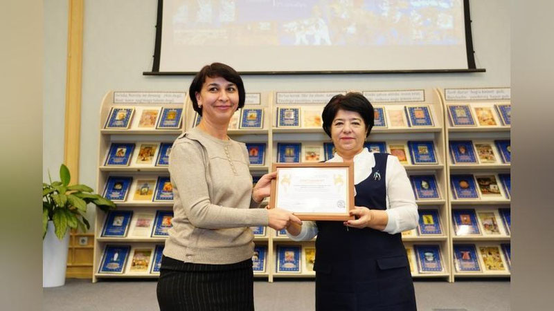 Изрображение 'В Ташкенте прошла масштабная акция вручения книг о культурном наследии Узбекистана (фото)'