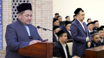 'Rahmatulloh domla Sayfuddinov o`z arizasiga binoan Toshkent shahar bosh imom-xatibi vazifasidan ozod etildi'ning rasmi