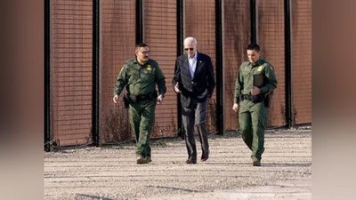 'Bayden AQSh va Meksika chegarasidan noqonuniy kesib o`tiladigan eng yirik yo`lakni borib ko`rdi'ning rasmi