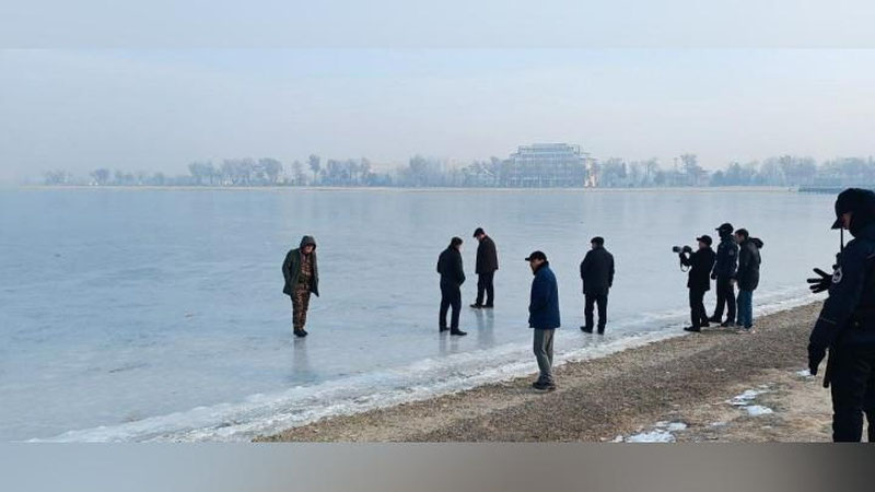 'Navoiydagi muzlagan “Yoshlik” ko`liga yovvoyi o`rdaklar yopishib qolgani haqida xabarlar tarqaldi'ning rasmi