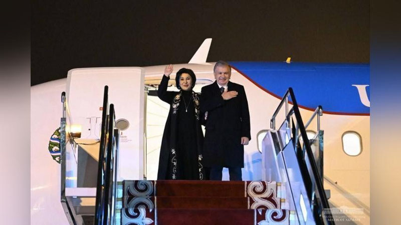 'Shavkat Mirziyoev Qirg`izistondan Toshkentga qaytib keldi'ning rasmi