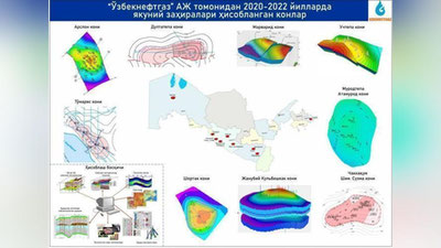 '“O`zbekneftgaz”: 8 ta konda geologiya-qidiruv ishlari tugatilib, yakuniy zahiralari hisoblanmoqda'ning rasmi