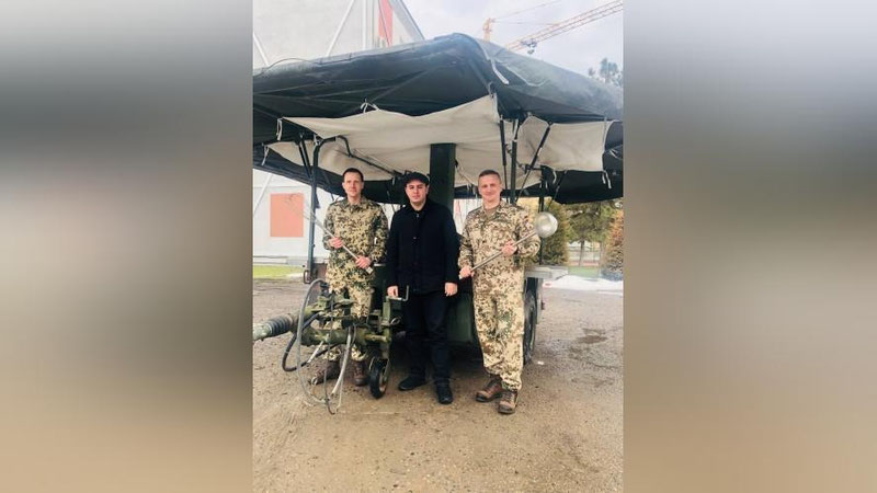 Изрображение 'Штаб военного атташе посольства ФРГ в Ташкенте предоставил мобильную полевую кухню'